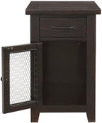 Martin Svensson Home Rustic Chairside Table, Espresso