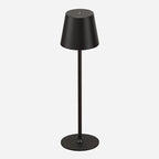 Kakanuo Black Cordless Table Lamp Rechargeable - KK 1 Pack 5000mAH Battery Operated Lamp for Counter, 3 Color Stepless Dimming Wireless Lamps for Dining Kitchen, Outdoor Patio, Touch Control