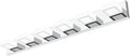 Ralbay Modern Chrome Bathroom Vanity Lights Dimmable 6 Lights Acrylic Stainless Steel Modern LED Vanity Light Fixtures for Bathroom Lighting Dimmable 6000K Cool White Light