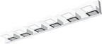 Ralbay Modern Chrome Bathroom Vanity Lights Dimmable 6 Lights Acrylic Stainless Steel Modern LED Vanity Light Fixtures for Bathroom Lighting Dimmable 6000K Cool White Light