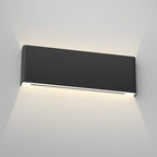 Aipsun 15.8in Modern Black Vanity Light Up and Down LED Vanity Light for Bathroom Wall Lighting Fixtures Neutral White 4000K