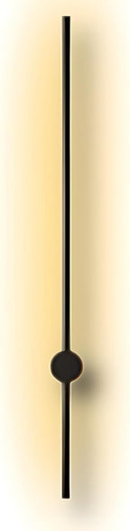 Method Lights LED Strip Wall Light, 47" Modern Indoor Wall Lamp with 350° Rotation, Surface or Recessed Mount, Sleek Minimalist Lighting for Bedroom, Living Room, Hallway, Gold