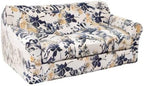 KRFOONN 4 Piece Stretch Sofa Couch Covers for 3 Cushion Couches Printed Sofa Slipcover with 3 Separate Seat Cushion Covers Washable Sofa Slip Covers Furniture Protector for Pets Kids (Large, 27)