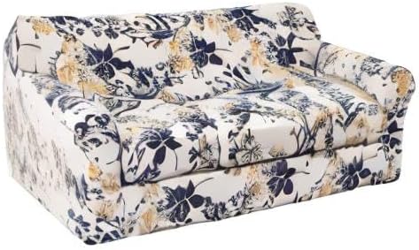 KRFOONN 4 Piece Stretch Sofa Couch Covers for 3 Cushion Couches Printed Sofa Slipcover with 3 Separate Seat Cushion Covers Washable Sofa Slip Covers Furniture Protector for Pets Kids (Large, 27)