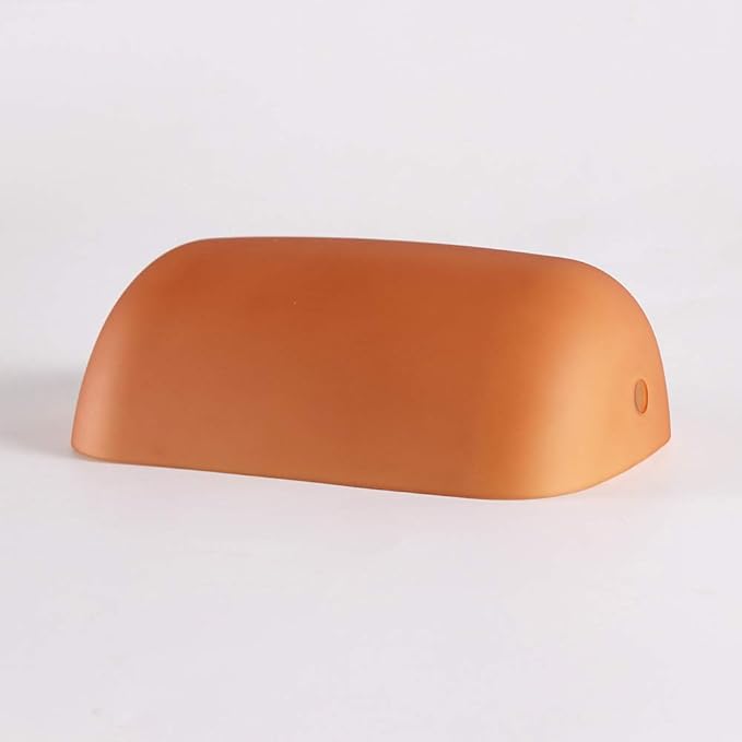 Newrays Glass Bankers Lamp Shade Cover Replacement,L8.85 W5.11