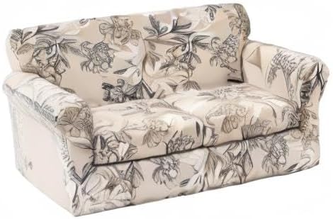 KRFOONN 3 Piece Stretch Sofa Couch Covers for 2 Cushion Couches Printed Sofa Loveseat Slipcover with 2 Separate Seat Cushion Covers Washable Sofa Slip Covers Furniture Protector (Loveseat, 26), Medium