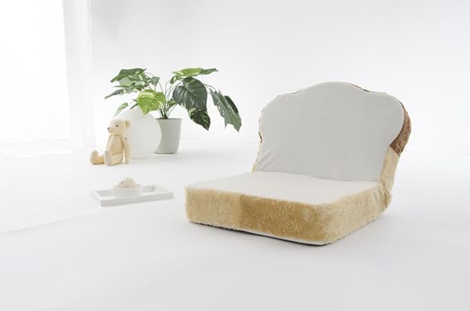 PaletteLife Petite Fresh Bread Shape Floorchair, Comfy Lazy Sofa Cushion, Floor Pillow Floor Cushion, for Office Dorm Bedroom Décor