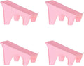 Shoe Stacker Organizers For Closet Shoe Stacker Slots Space Saver Double Layer Stack Shoe Racks, Increase Space by 200% Shoe Stackers for Home Closet Organization (pink,4 pack)