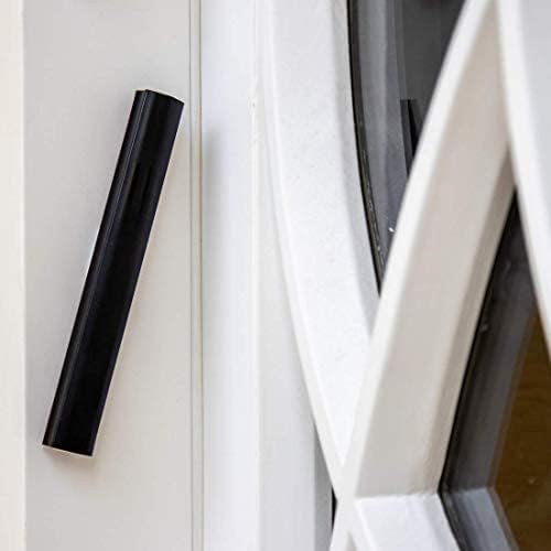 A&S Mezuzot Mezuza Aluminum Waterproof Case Peel & Stick Easy Installation Home Blessing (Black, 7inch)