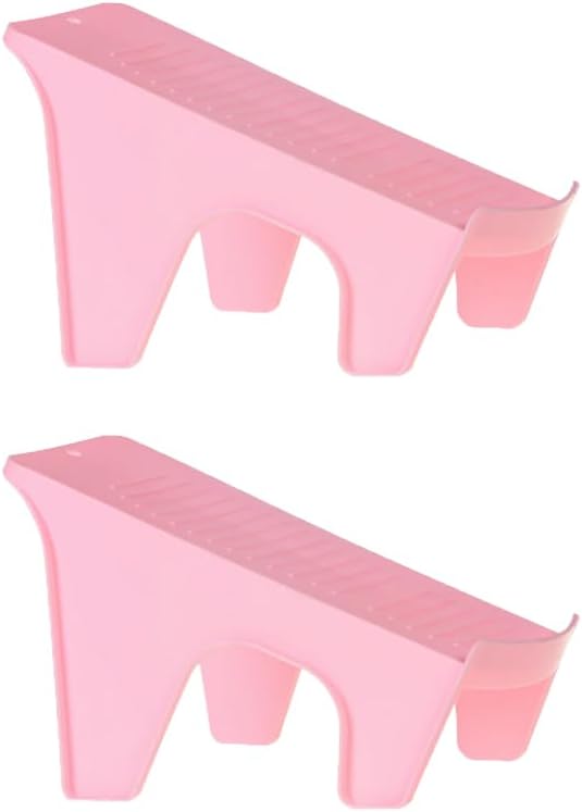 Shoe Stacker Organizers For Closet Shoe Stacker Slots Space Saver Double Layer Stack Shoe Racks, Increase Space by 200% Shoe Stackers for Home Closet Organization (pink,2 pack)
