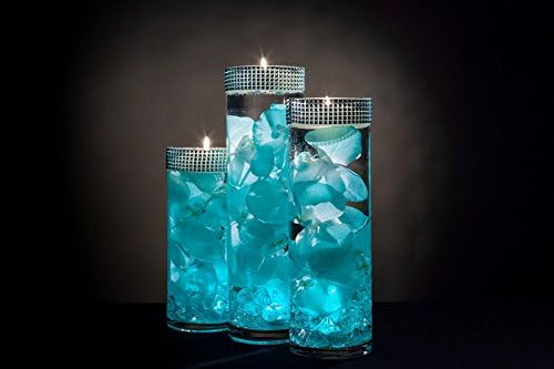 WGVI Quality Thick Clear Cylinder Glass Vases, 3" W x 8" H, Bud Vase Skinny Narrow Floral Bouquet Flower Container for Wedding Centerpieces Tabletop Home Accent Décor Brush Pen Holder, 1 Piece