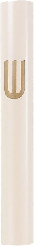 A&S Mezuzot Mezuza Aluminum Waterproof Case Peel & Stick Easy Installation Home Blessing (Ivory, 7inch)