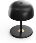 Cordless Rechargeable LED Table Lamp, USB Powered Touch Control Light, Adjustable Height, Perfect for Couples' Dinner, Restaurants, and Camping (Black)