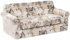 KRFOONN 4 Piece Stretch Sofa Couch Covers for 3 Cushion Couches Printed Sofa Slipcover with 3 Separate Seat Cushion Covers Washable Sofa Slip Covers Furniture Protector for Pets Kids (Large, 26)