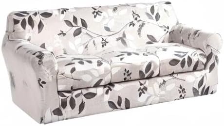 KRFOONN 4 Piece Stretch Sofa Couch Covers for 3 Cushion Couches Printed Sofa Slipcover with 3 Separate Seat Cushion Covers Washable Sofa Slip Covers Furniture Protector for Pets Kids (Large, 23)