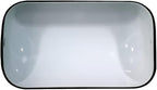 FIRVRE Lamp Shades for Table Lamps, Banker Glass Lamp Shade Replacement, Desk Lamp Green Glass Cover("8.85 IN " L "5.11 IN" W "2.95 IN" H)