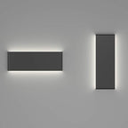 Ralbay 15.7in Wall Sconce 2-Pack Indoor Modern Light Fixtures 14W LED Up and Down Black Bathroom Wall Lighting Fixtures Natural White Light 4500K