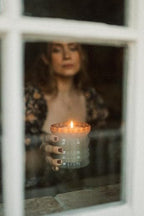 ELLORI | Non-Toxic Candle in Textured Glass Vessel