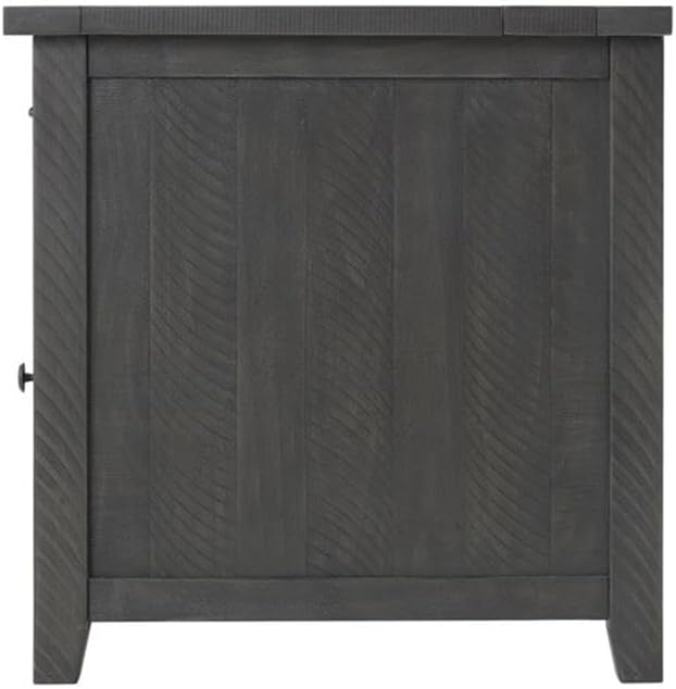Martin Svensson Home Rustic Chairside Table, Grey