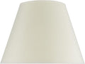 Aspen Creative 32009A Transitional Empire Shape Spider Construction Lamp Shade, Cream, 7" Top x 13" Bottom x 9-1/2" Slant Height