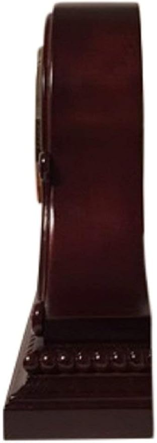 Mantel Clocks, Battery Operated, Silent Wood Mantle Clock with Westminster Chimes On The Hour, Solid Wooden Shelf Decorative Chiming Table Clock, 9" x 16" x 3"