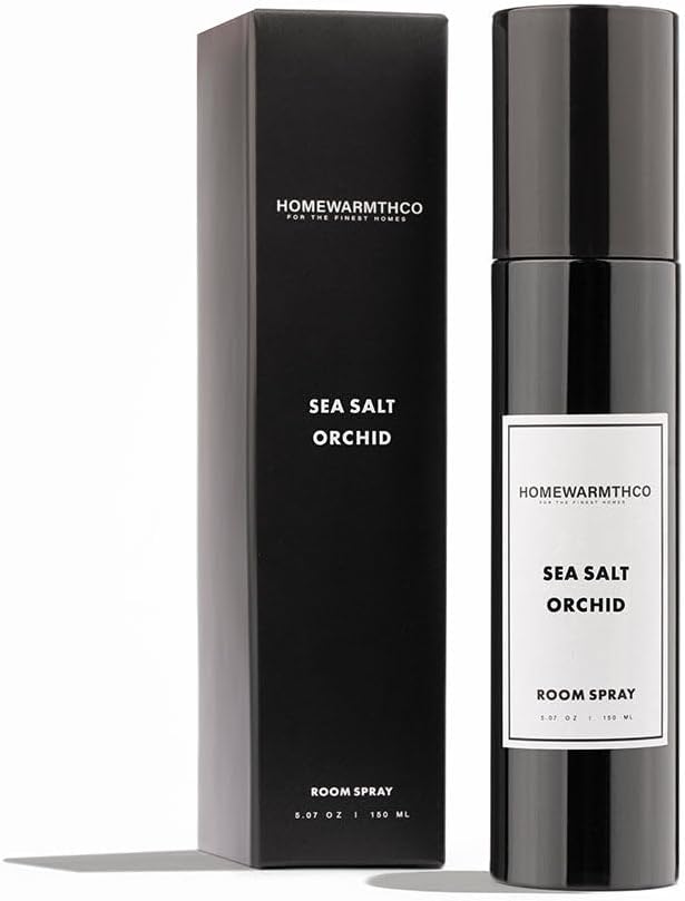 Sea Salt & Ocean Mist Room Spray – 5.07 oz (150 ml) Scented Air Freshener for Home, Office & Linen – Long-Lasting Linen Spray for Bedding, Pillows & Fabrics – Luxurious Home Fragrance