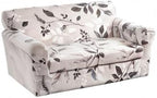 KRFOONN 3 Piece Stretch Sofa Couch Covers for 2 Cushion Couches Printed Sofa Loveseat Slipcover with 2 Separate Seat Cushion Covers Washable Sofa Slip Covers Furniture Protector (Loveseat, 23), Medium