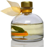 LOVSPA Reed Diffuser Set, Mandarin Lime & Basil Scented Oil Diffuser with Sticks, Home Fragrance Accessories for Bathroom Shelf Decor, Aroma Diffusers for Home or Office Desk, USA Made