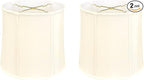 Royal Designs, Inc. BSO-719-16EG-2 Drum Basic Lamp Shade, 15 x 16 x 16, Eggshell, 2-Pack