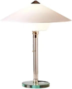 Astral Bauhaus Wagenfeld-Inspired Glass Cordless LED Table Lamp | Modern Bedroom & Living Room Lamp | Portable Accent Rechargeable Lamp for Indoor & Outdoor Use