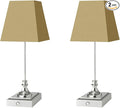 Rechargeable LED Table Lamps with Stepless Touch Control,Light Sliver Cordless Lamp for Living Room&Bedside&Patio&Shower,Small Desk Lamp(6000mAH Battery),2 Pack for Home Decor,Best Gifts for Family
