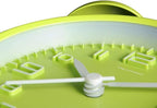 Peakeep 4 Inches Twin Bell Loud Alarm Clock for Heavy Sleepers, Battery Operated Old Fashioned Alarm Clock (3D-Dial, Green)