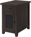 Martin Svensson Home Rustic Chairside Table, Espresso