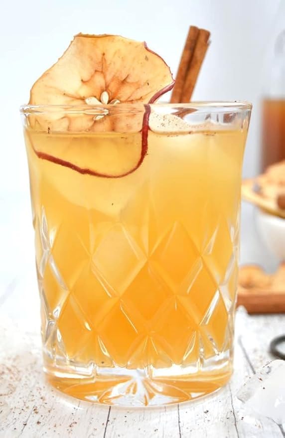 Drink Botanicals Ireland | Dehydrated Dried Apple Slices | 40 + Slices | 100% Natural | Non GMO, Vegan | Apples for Garnishing Cocktails, Baking, Sauces, Cakes, Decoration | 135 Grams, 4.76 Oz | Jar