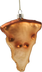 Funny Hanging Christmas Ornaments 2025 - Pizza Glass Blown Tree Decorations, 3D Food Premium Decorative Waterproof Holiday Decor for Xmas Home Outdoor Window Centerpiece Gifts