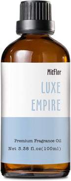 Luxe Empire Fragrance Oil, MitFlor 100ml Single Scented Essential Diffuser Oil, Premium Fragrance Oil for Soap & Candle Making, Home Diffusing, Perfume, Beard Oil and More, Men's Cologne Scent Gift