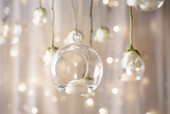 BOLSIUS White Floating Candles - Bulk Case of 16 Packs = Total 320 Candles - 5 Hours - Premium European Quality - Consistent Smokeless Flame