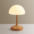 Mushroom Lamp Cordless Lamp Table Lamp,Outdoor Waterproof Shower Lamps,5000mAh Rechargeble Battery Operated Dimmable Touch Desk Lamps,LED Night Light for Bathroom Patio Camping Restaurant