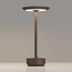 1 Pack Rechargeable Table Lamps Cordless, Portable 5000mAh Outdoor Table Light, 3 Color Stepless Dimming LED Table Lamp with Memory Function, for Home/Dinner/Patio/Restaurant.(Rust)