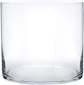 Royal Imports Flower Glass Vase Decorative Centerpiece for Home or Wedding - Cylinder Shape (4" Wide x 4" Tall, Clear)