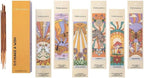 Folkulture Incense Sticks (120 Sticks) | Set of 6 Premium Incense for Calm, Aromatherapy, Relaxation | No Charcoal,Organic, Non Toxic, 45 Mins, Long Burning Vanilla, Amber, Chamomile Insence-Sticks