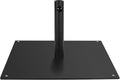 HAPPYGRILL 20” Patio Umbrella Base, 35 LBS Square Outdoor Market Umbrella Base Stand with 4 Adjustable Footpads, 1.6”/1.9” Adapters, Tightening Knob, Quick Setup, Weather-proof Umbrella Holder