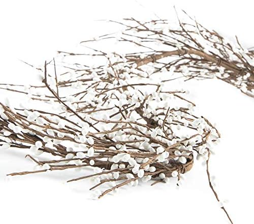 NeoL'artes 60 inch Pip Berry Garland for Holiday Craft Décor or Celebrations Embellishing (Cream White) Easter Farmhouse Decoration