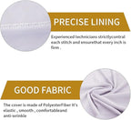 100 Pcs White Folding Chair Cover Washable Removable Universal Fitted Chair Cover Protector for Wedding Party Banquet Holidays Celebration Decoration Chair Covers