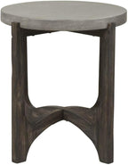 Liberty Furniture Industries Cascade End Table, W22 x D22 x H24, Dark Brown