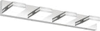 Bathroom Vanity Lighting Fixtures Over Mirror (4-Light, 30-Inch) Modern LED Bathroom Wall Lighting Fixtures, Chrome (Cool White 6000K)