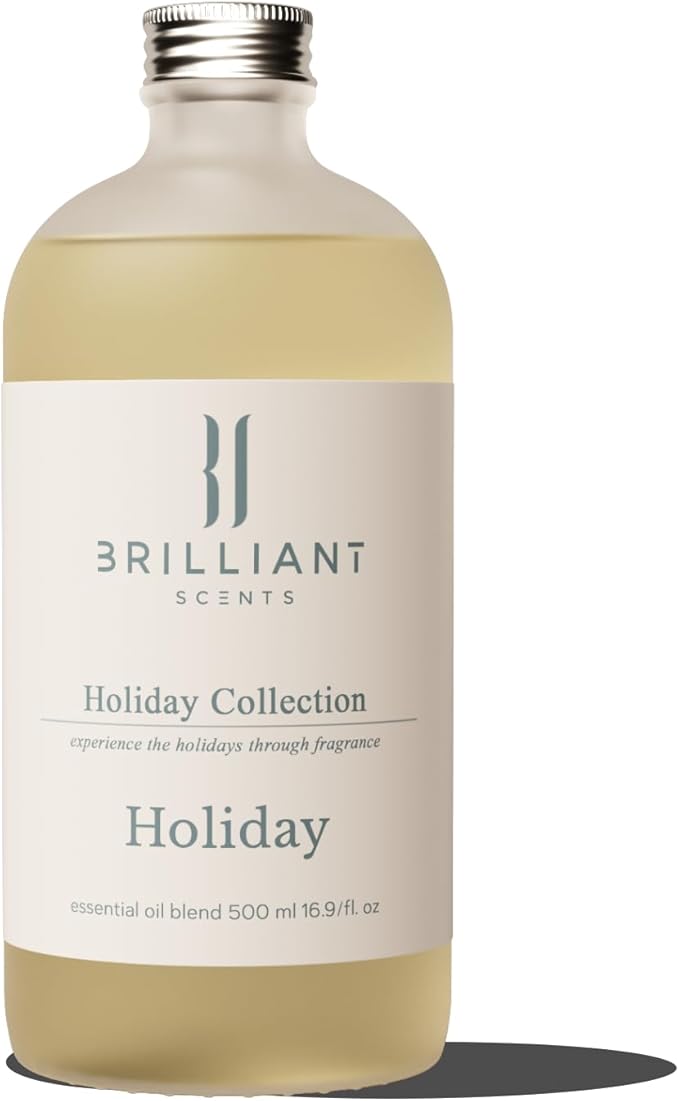 Brilliant Scents Holiday Scent | Grapefruit Rind, Mandarin Orange, Pomegranate | Luxury Home & Business Scent | Fragrance Oil | 500ML