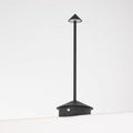 Arrrow LED Cordless USB-C Re-Chargeable Desk Lamp, 5200mAh Battery Operated with 3 Color Temperature 2700K-3000K-3500K and Fingertip Touch On/Off Plus Dimming in Black