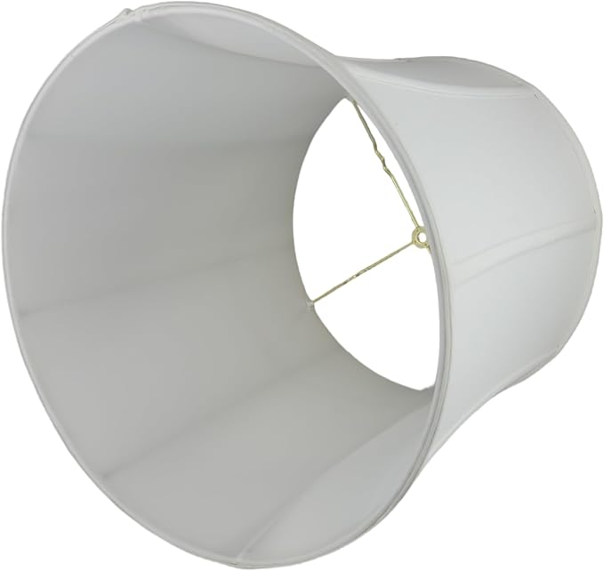 Royal Designs, Inc. BSO-719-16LNWH-2 Drum Basic Lamp Shade, 15 x 16 x 16, Linen White, 2-Pack