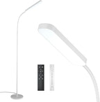 Floor Lamps, 15w/1000lm Bright LED Floor Lamp with Stepless Adjustable 3000K-6000K Colors and Dimmer, Remote and Touch Control Reading Lamp, Adjustable Floor Lamp for Living Room